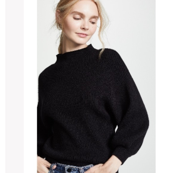 Line & Dot Black Alder Ribbed Sweater - Picture 1 of 6